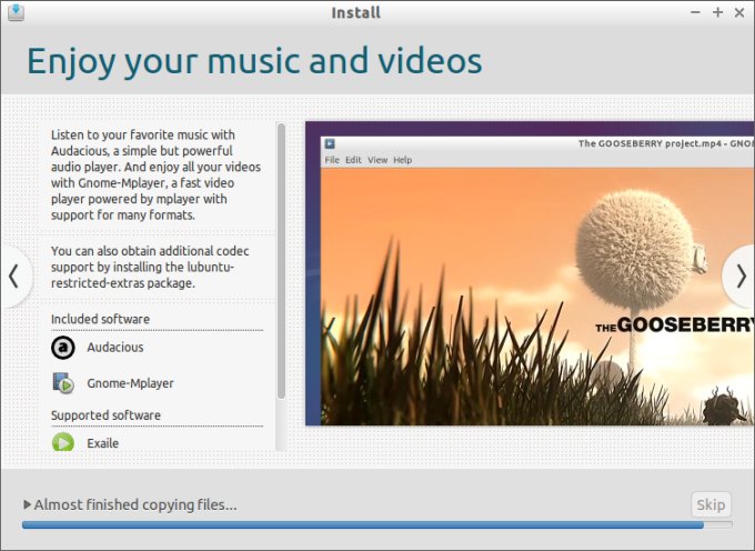 Installing, fast