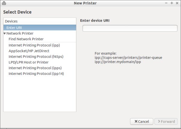 Printing, no Samba