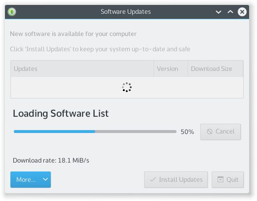Updates, manual