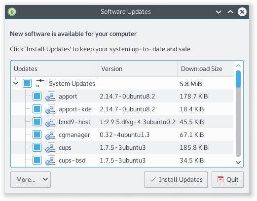 Updates