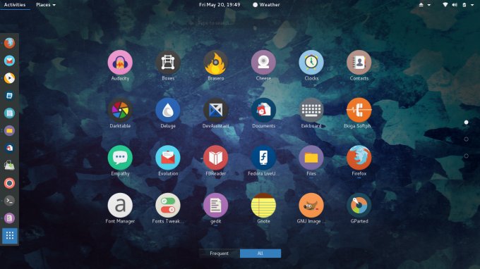 Apps menu