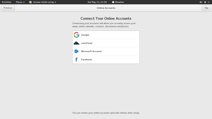 Online accounts