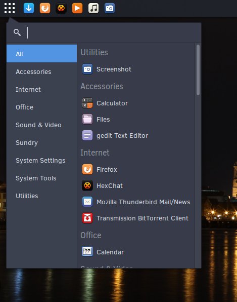 Menu, cropped text