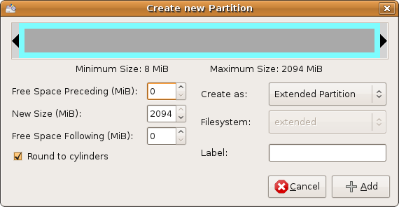 Create extended