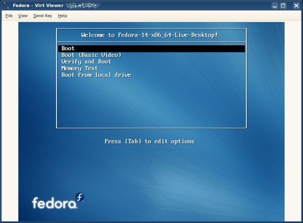 Booting VM