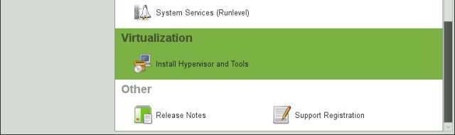 Yast install