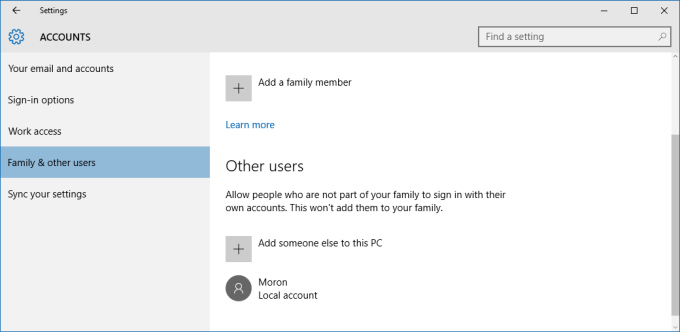 User added