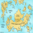 Linux World Map icon