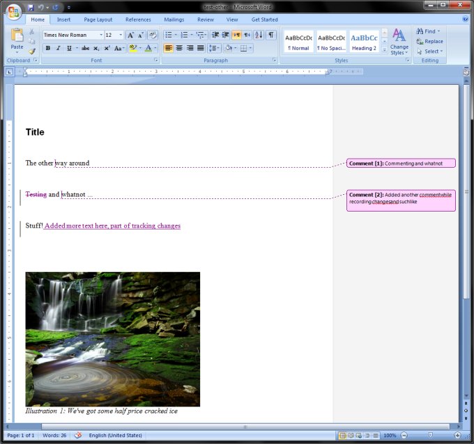 Libre DOCX, open in Word