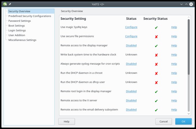 Security hardening