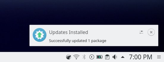Updates complete