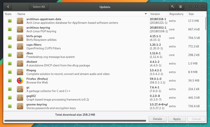 Updates