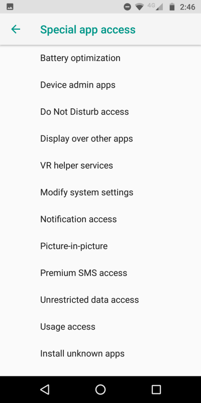 Special apps