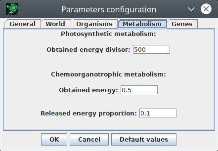 World parameters