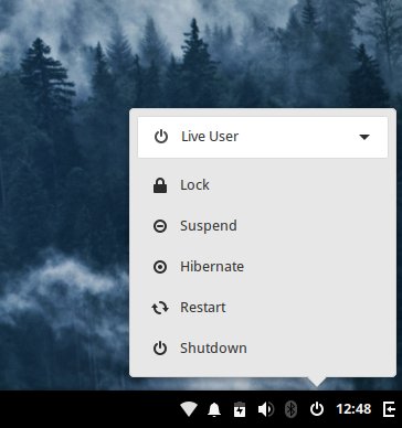 System area buttons