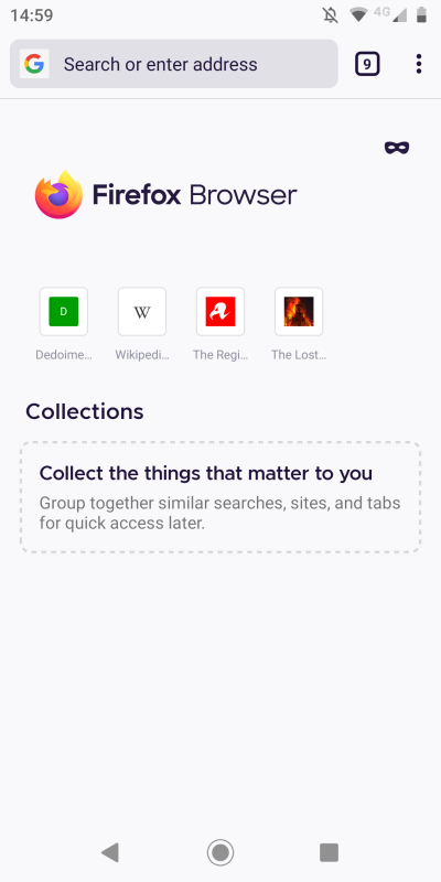 Home page
