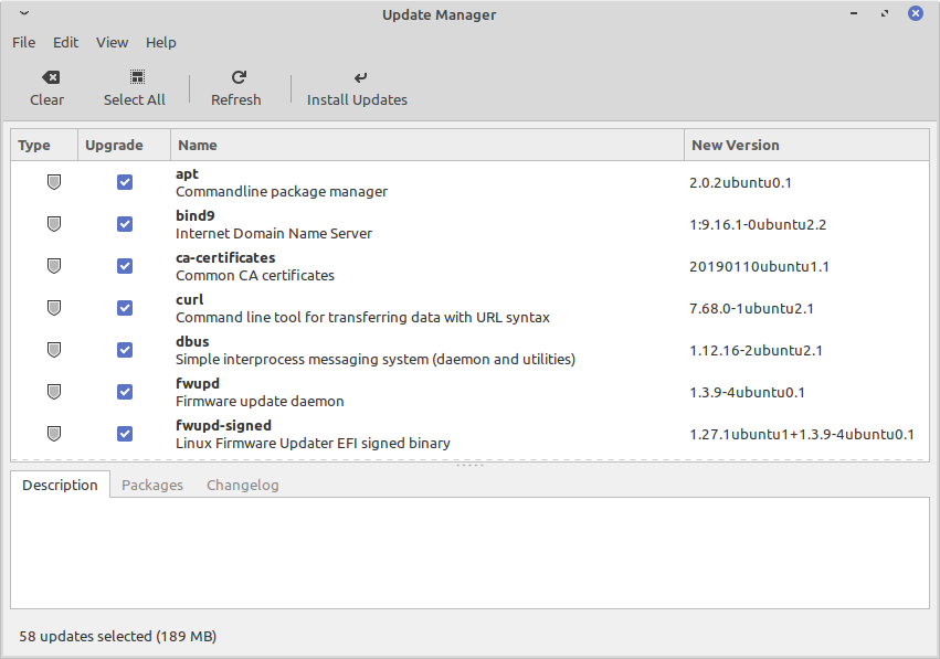 Updates