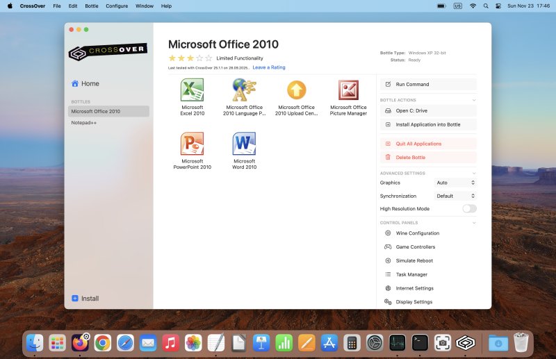 Office installed