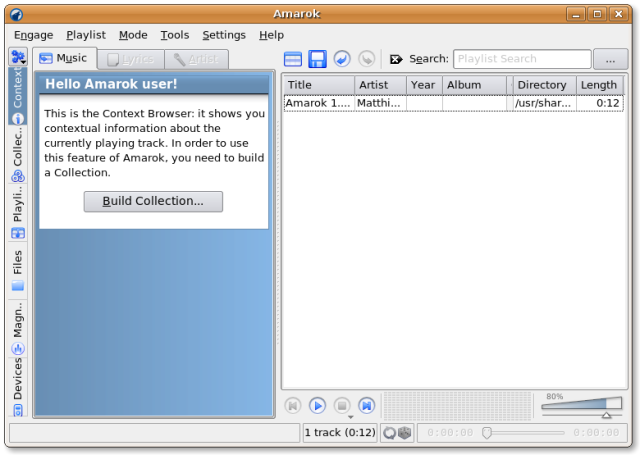 MP3 Amarok player
