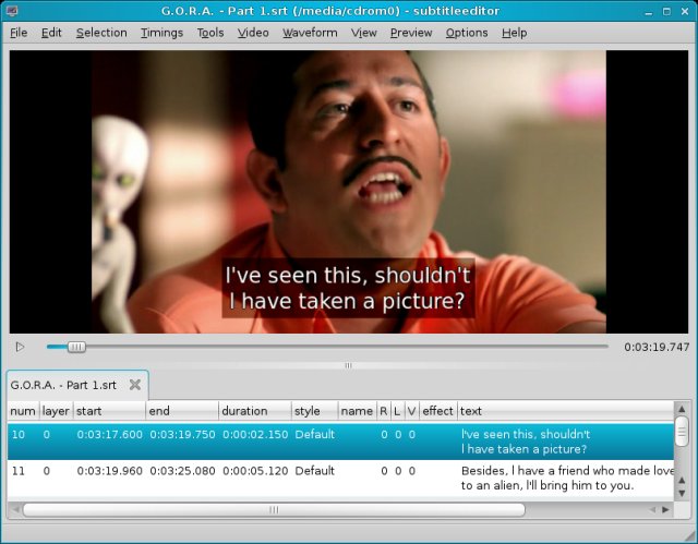 Subtitle Editor