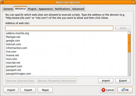 Whitelist