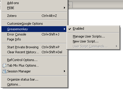 Setup new script