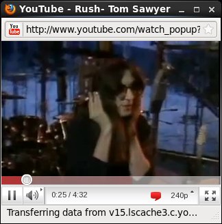 Youtube playing