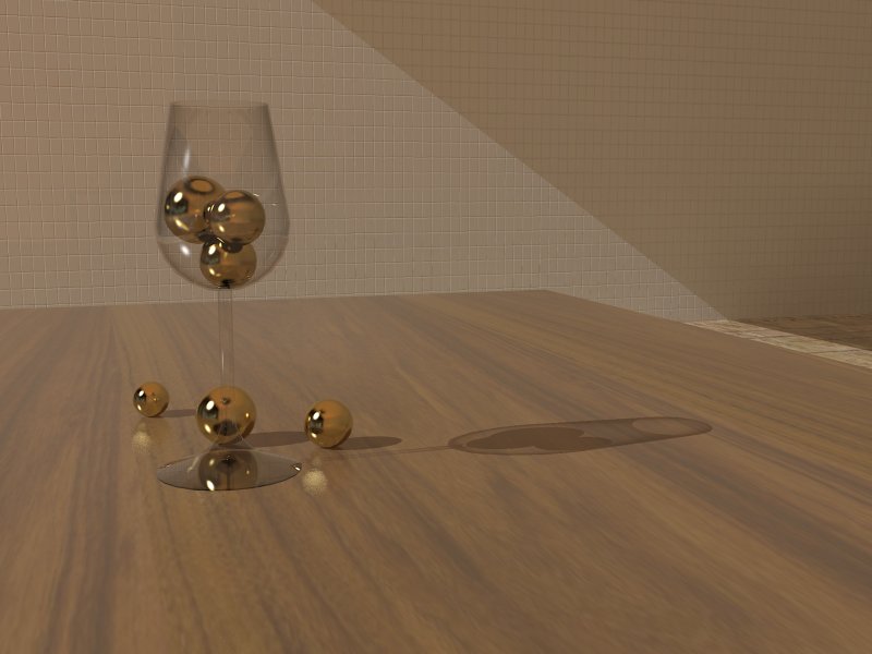 Morning time changes lighting