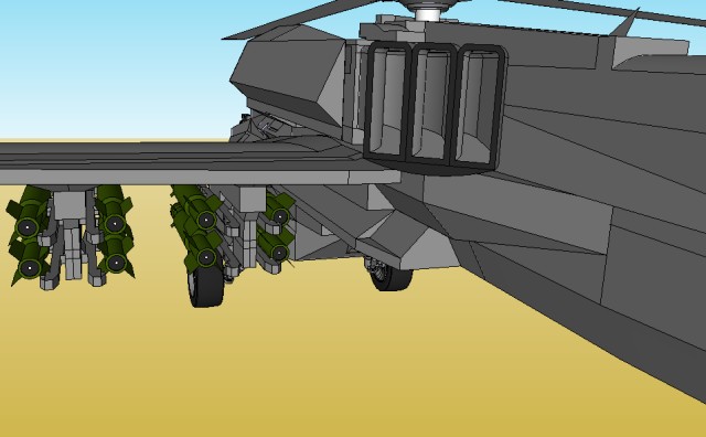 Helicopter engine exhausts 2