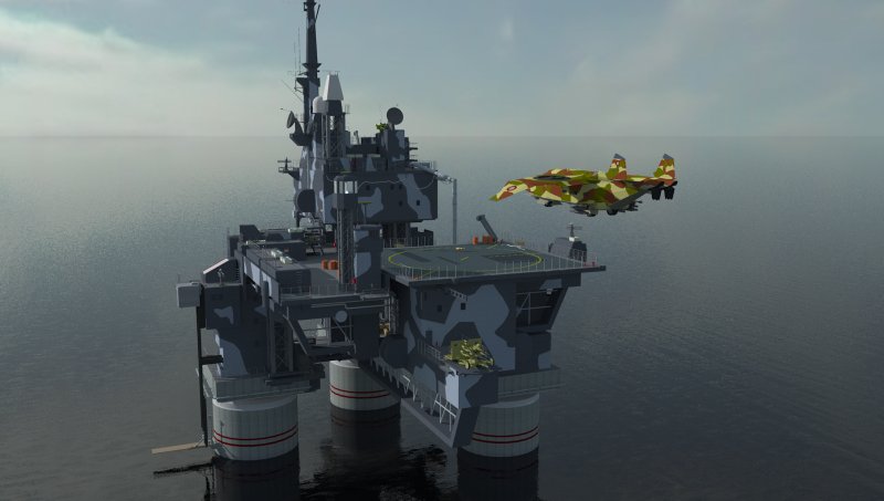 VSTOL craft landing