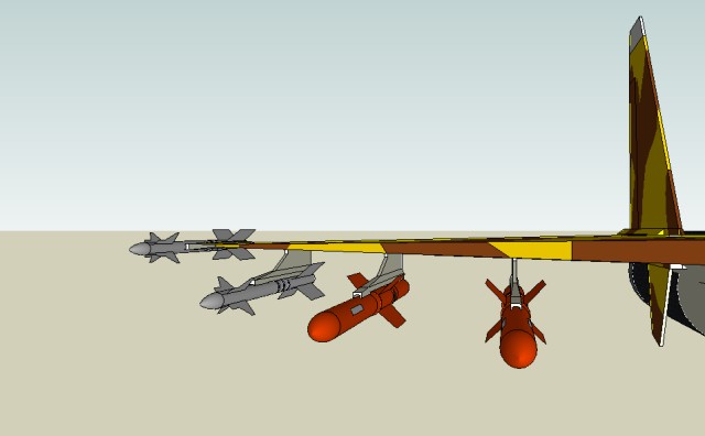 Plane 2 AA missiles 5