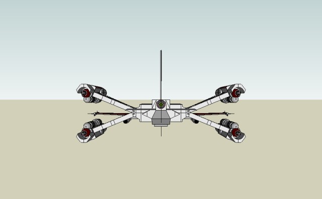 Spacecraft 1 rear