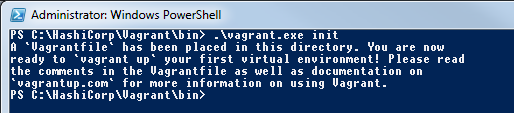 Successful init