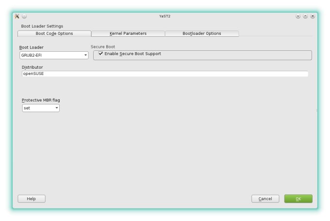 Boot menu tweaks