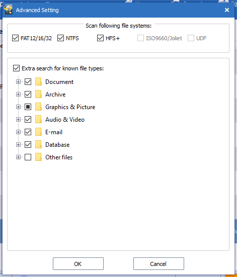 Advanced settings, typos