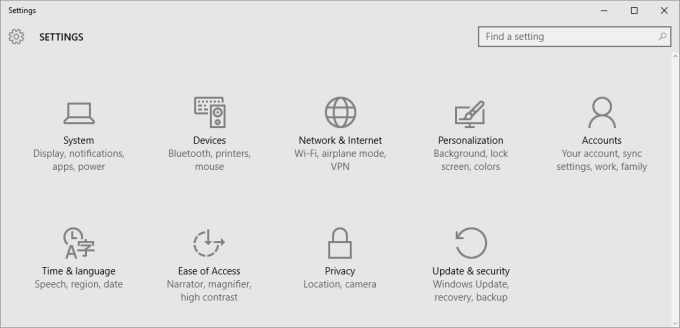 Settings menu, no Autoplay