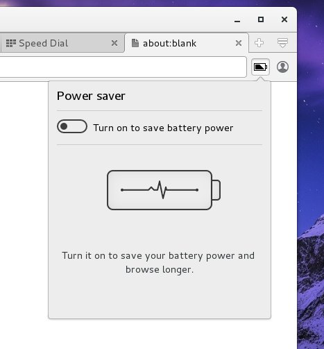 Power saving, turn on