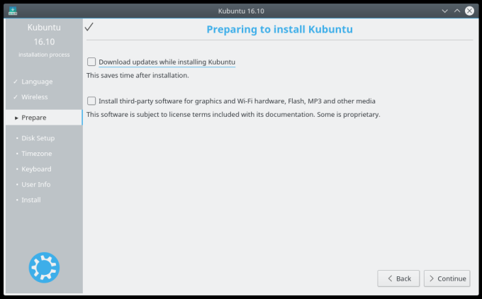 Installer skips Wireless