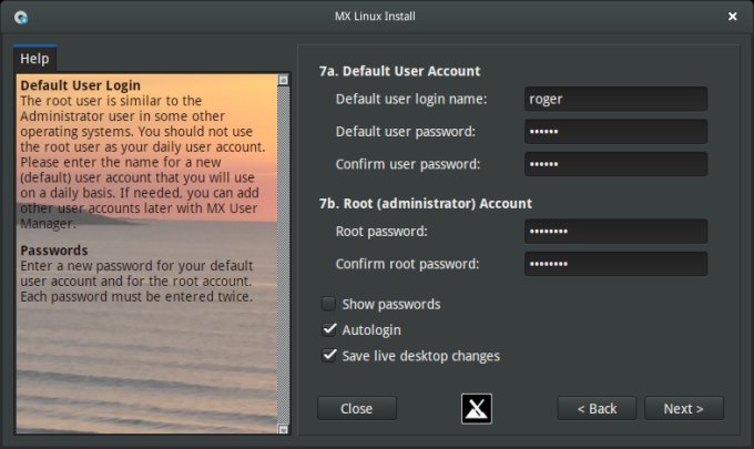 Save live session settings