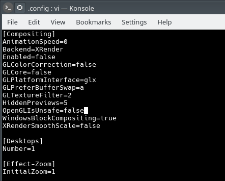 Kwinrc configuration