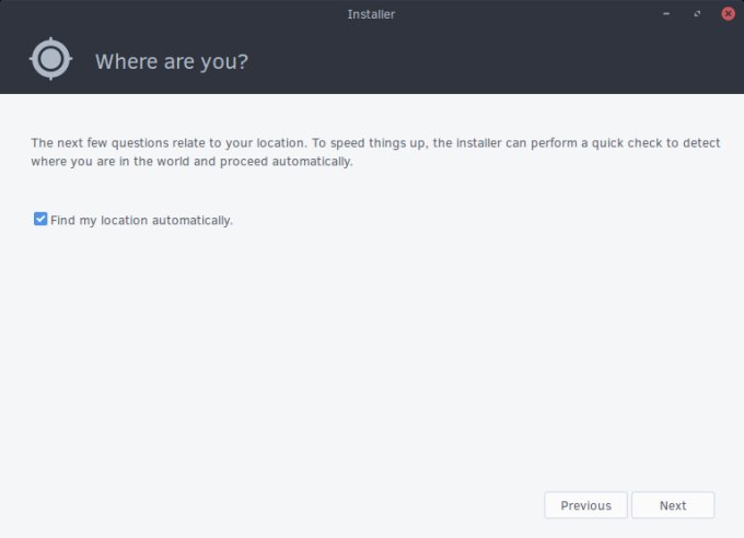 Installer wizard, guess location
