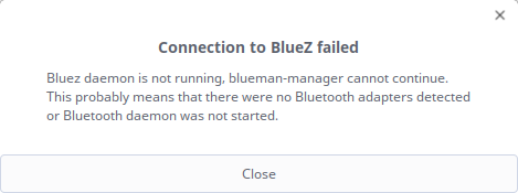No Bluetooth