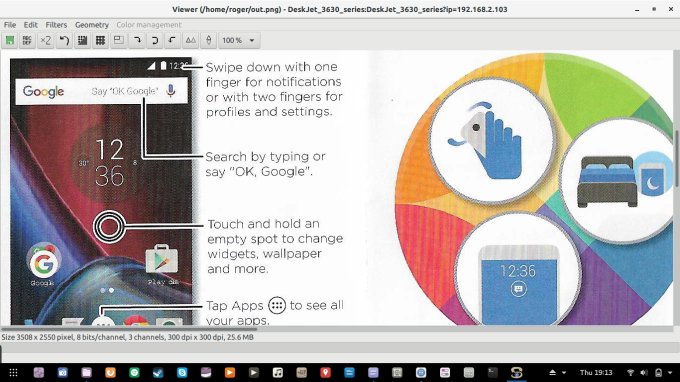 XSane Viewer, 100% zoom