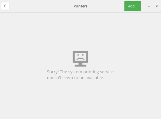 No print service