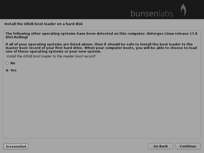 Multi-boot step