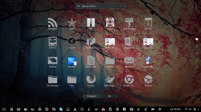 Fedora, some icons missing