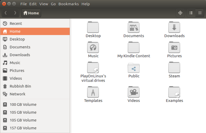 Numix White, file manager