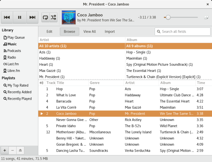 MP3 playback