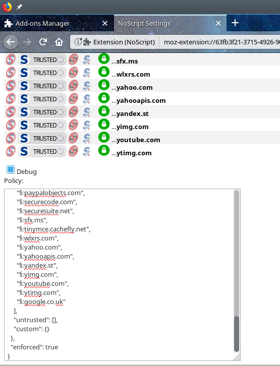 Firefox 57 & Noscript 10 usage guide 1st edition