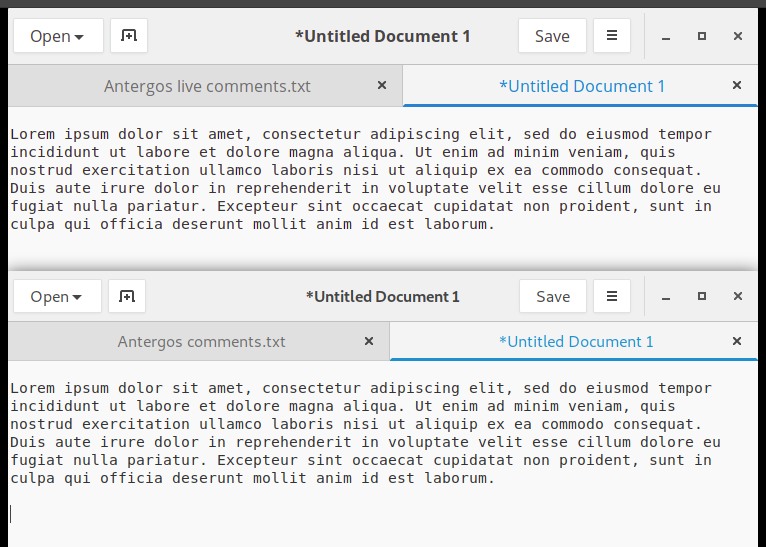 Fonts, before and after, second